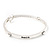 Burn Silver 'You Are Always In My Heart' Flex Bracelet - up to 20cm wrist - view 8
