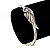 Burn Silver 'Wisdom, Passion, Courage, Inspire' Wing Flex Bracelet - up to 20cm Length - view 2