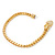 Gold Plated Delicate Magnetic Diamante Heart Charm Bracelet - up to 17cm Length - view 9