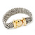 Two-Tone Mesh Magnetic Bracelet - 18cm Length - view 12