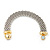 Two-Tone Mesh Magnetic Bracelet - 18cm Length - view 5