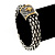 Stylish Two-Tone Mesh Magnetic Bracelet - 18cm Length - view 4