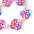Children's Pink Acrylic 'Heart' Bracelet - Adjustable - view 2