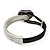 Swarovski Crystal Union Jack 'Heart' Leather Cord Bracelet - 17cm Length (for smaller wrists) - view 6