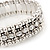 Silver Plated 'Indian Tranquillity' Flex Bangle Bracelet - 18cm Length - view 5