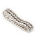 Silver Plated 'Indian Tranquillity' Flex Bangle Bracelet - 18cm Length - view 6