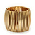 'Boutique' Matte Gold Stretch Bracelet - 18cm Length - view 4