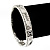 Silver Plated 'Peace & Unity' Flex Bangle Bracelet - 18cm Length - view 4