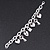 Rhodium Plated Charm 'Heart, Key & Lock' Link Bracelet - 16cm (For Small Wrist) - view 4