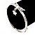 Silver Plated Charm 'Dreamer' Flex Bangle Bracelet - 18cm Length - view 4