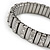 Unisex Silver Plated Swarovski Crystal Flex Tennis Bracelet - 20cm Length - view 5