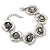 Silver Plated 'Rose' Bracelet - 17cm Length/ 3cm Extension - view 2