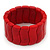 Red Ceramic Flex Bracelet - 18cm Length