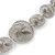 Silver Plated 'Wired Circles' Bracelet - 18cm Length/ 5cm Extension - view 2