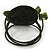 Olive/Green Shell Bead Flower Wired Flex Bracelet - Adjustable - view 6