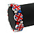 UK British Flag Union Jack Stretch White  Wooden Bracelet - up to 20cm length - view 3