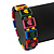 Multicoloured Wooden 'Heart' Flex Bracelet - Adjustable - view 3