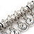 Silver Plated Chunky Crystal Bead Charm Bracelet - 17cm Length/ 4cm Extension - view 5