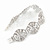 Bridal/ Wedding/ Prom/ Party Oval Link Austrian Crystal Bracelet In Rhodium Plating - 18cm L - view 7