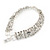 Bridal/ Wedding/ Prom/ Party Austrian Crystal Bracelet In Rhodium Plating - 17cm L - view 9