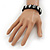 Islamic Wooden Bracelet - Black  - up to 20cm Length - view 4