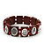 Islamic Wooden Bracelet - Brown  - up to 20cm Length