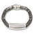 Burn Silver Mesh Magnetic Bracelet - 20cm Length