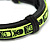 Unisex 'Skull & Crossbones' Neon Yellow Leather Friendship Bracelet - Ajustable - view 3