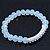 White Mountain Crystal and Swarovski Elements Stretch Bracelet - Up to 20cm Length