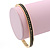 Thin Black Enamel 'ET CETERA' Bangle Bracelet In Gold Plating - 18cm Length - view 4