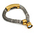 Burn Silver/ Gold Tone Mesh Magnetic Bracelet - 20cm Length - view 4