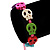Unisex Multicoloured Plastic 'Skull' Friednship Bracelet On Silk String - Adjustable - view 2