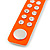 Crystal Studded Neon Orange Faux Leather Strap Bracelet - Adjustable up to 20cm - view 5