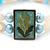 Two Strand Shell, Glass, Imitation Pearl Bead Flex Bracelet (Cream, Light Blue Colours) - 18cm Length - view 4