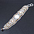Handmade Boho Style Beaded, Shell Wristband Bracelet (White, Gold, AB) - 18cm L - view 9