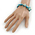 Blue Shell Nugget Flex Bracelet - 18cm L - view 3