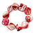 Red Shell Nugget Flex Bracelet - 18cm L