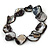 Black Shell Nugget Flex Bracelet - 18cm L - view 5