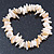 Antique White Shell Nugget Stretch Bracelet - up to 19cm