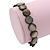 Dark Grey Shell Flex Bracelet - Adjustable up to 20cm L - view 4