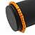 Unisex Orange Wood Bead Flex Bracelet - up to 21cm L - view 3