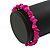 Deep Pink Semiprecious Nugget Stone Beads Flex Bracelet - 18cm L - view 4