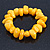 Yellow Agate Chip Semi-Precious Stone Flex Bracelet - 18cm L - view 6