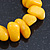 Yellow Agate Chip Semi-Precious Stone Flex Bracelet - 18cm L - view 7