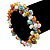 7mm Multicoloured Freshwater Pearl and Transparent Glass Bead Stretch Bracelet - 18cm L - view 3