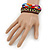 Unisex Handmade Multicoloured Cotton Woven Friendship Bracelet - Adjustable - view 3