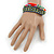 Unisex Handmade Multicoloured Cotton Woven Friendship Bracelet - Adjustable - view 3
