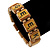 Light Brown Wood 'Geek' Stretch Icon Bracelet - 18cm L - view 2