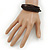 Unisex Dark Brown Multi Cotton, Leather Cord Friendship Bracelet - Adjustable - view 2