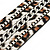 Wide Animal Pattern with Chain Detailing Magnetic Bracelet In Silver Tone - 18cm L - view 4